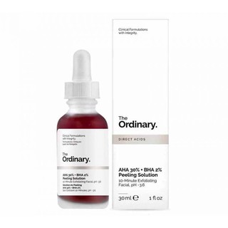 The Ordinary AHA 30% BHA 2% Peeling Solution