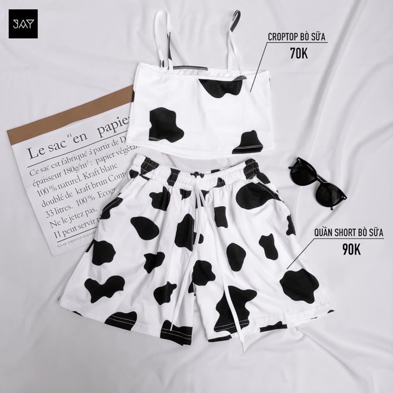 Quần Short Thun Bò Sữa Unisex /Nam nữ unisex/FREESHIP ❤️Jaystoree ❤️