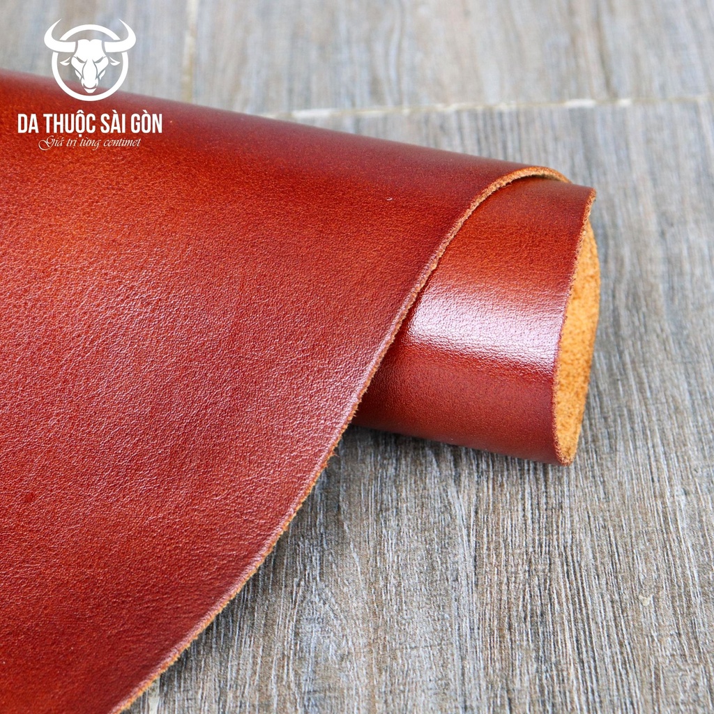 10 Pia da bò Flexible cao cấp màu bò cháy thương hiệu Da Thuộc Sài Gòn - Cần mua da bò