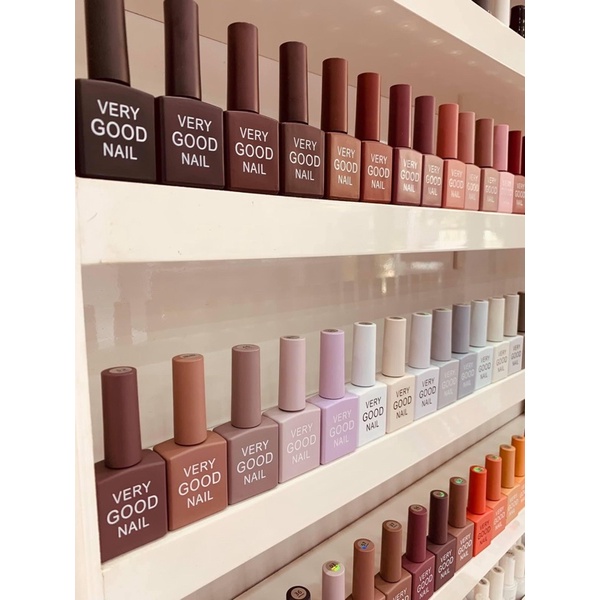 Sét sơn gel very good nail 60 chai mầu mới, mẫu chai vuông, nhiều sơn hơn mẫu cũ ( hàng chuẩn ) tặng kèm base top
