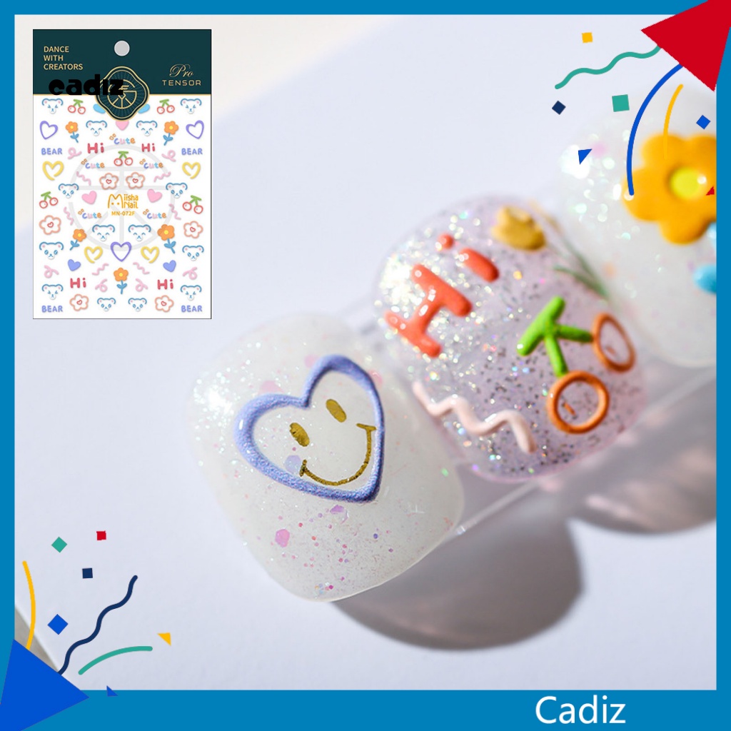 Miếng Dán Trang Trí Móng Tay Nghệ Thuật Siêu Mỏng