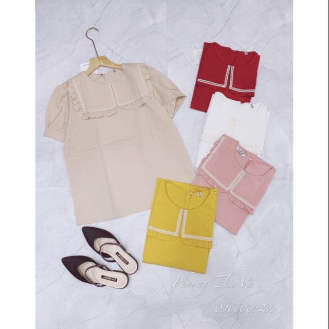 Áo kiểu cổ vuông