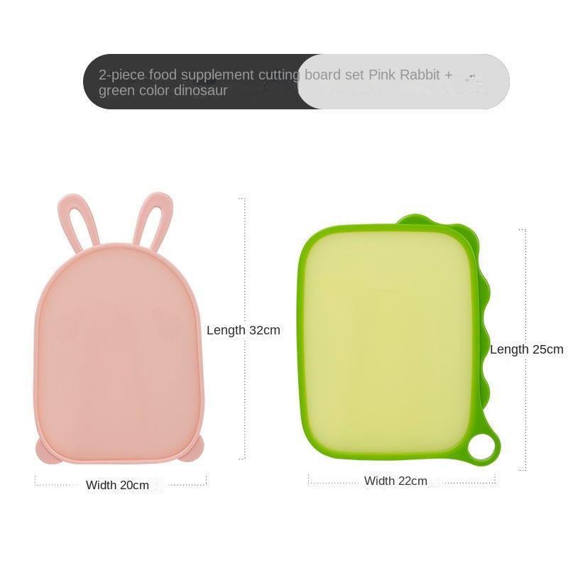 Thớt Hai Mặt Chống Ẩm Mốc Họa Tiết Hoạt Hình Xinh Xắn Dành Cho Bé