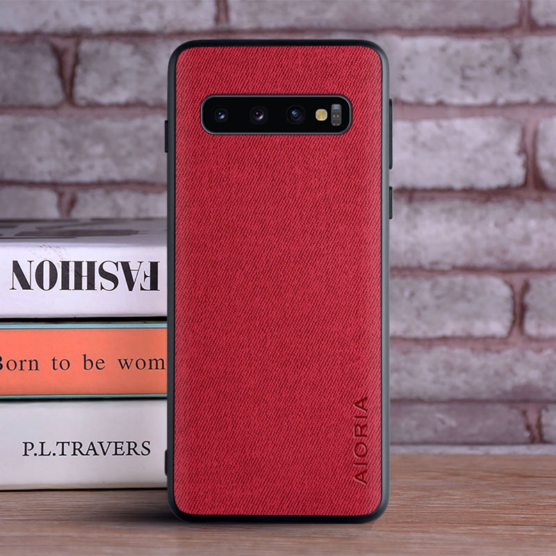 Ốp Điện Thoại Da Viền TPU Dẻo Sang Trọng Thời Trang Cho Samsung Galaxy S10 Plus S10E S10 Lite 5G