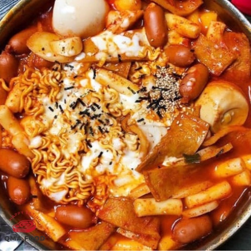 Bánh Gạo Tokbokki Nhân Phô Mai Hàn Quốc 500G - Lẩu Tok