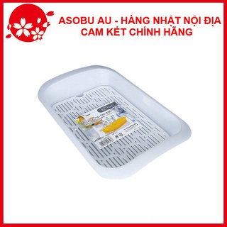 Khay đựng cốc chén inomata màu trắng nội địa nhật bản