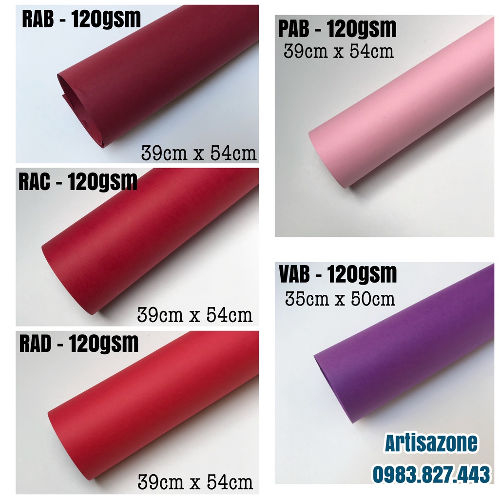 Giấy mỹ thuật nhiều màu 120gsm  - Đọc kỹ mô tả sản phẩm