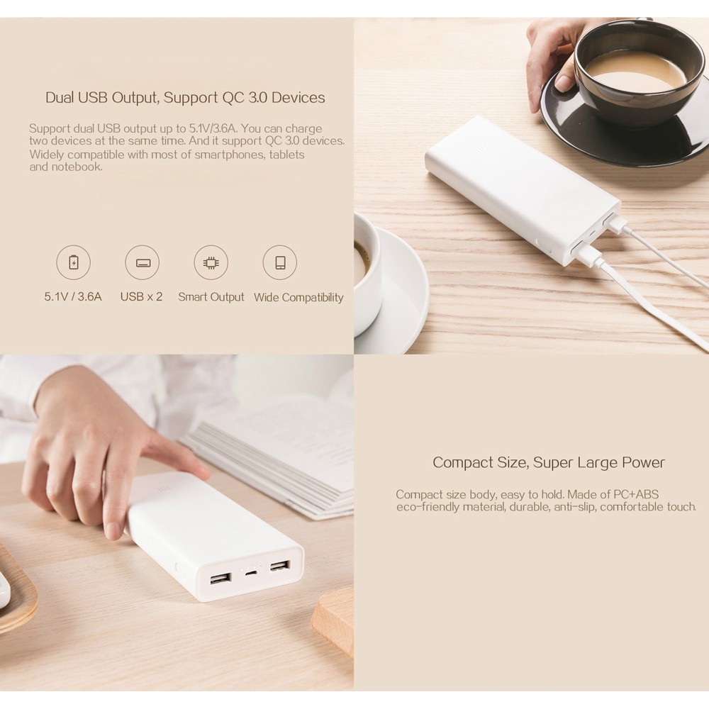 Pin sạc dự phòng Xiaomi 20000mAh Gen 2C | Redmi 20000Mah 18W ( Tùy chọn ) - Hàng chính hãng DGW | BigBuy360 - bigbuy360.vn