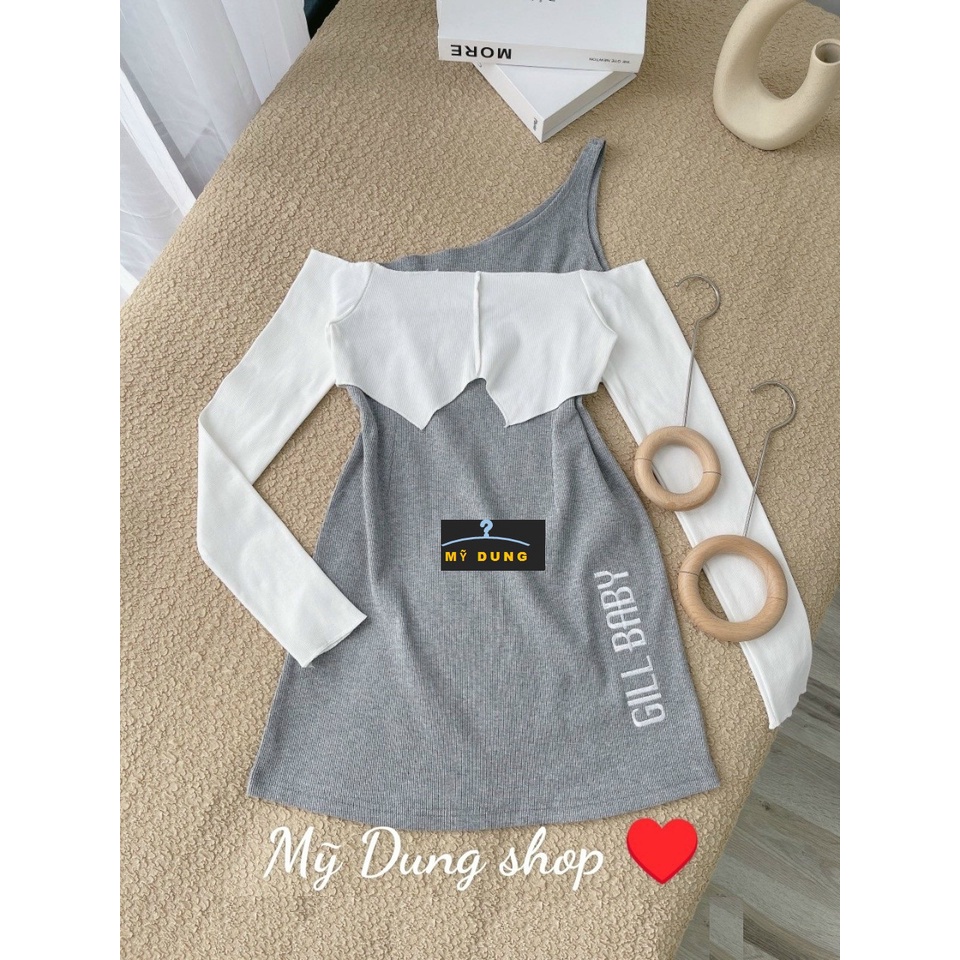 SÉT ĐẦM BODY 1 VAI+ ÁO KHOÁC TRỄ VAI CÁ TÍNH Sét màu siu tây ạ, tôn dáng bao đẹp lun nè, màu cưng xỉu lun đó ạ.