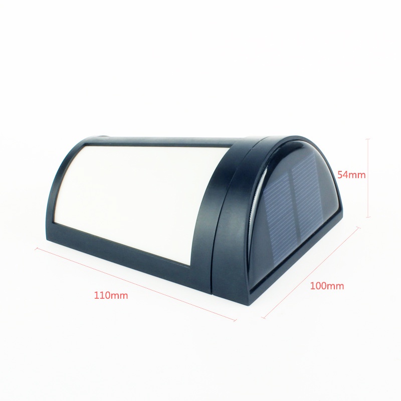 Đèn LED 6 Bóng Gắn Tường Năng Lượng Mặt Trời Cảm Biến Chuyển Động Hồng Ngoại Chống Nước Tiết Kiệm Năng Lượng Cho Sân Vườn