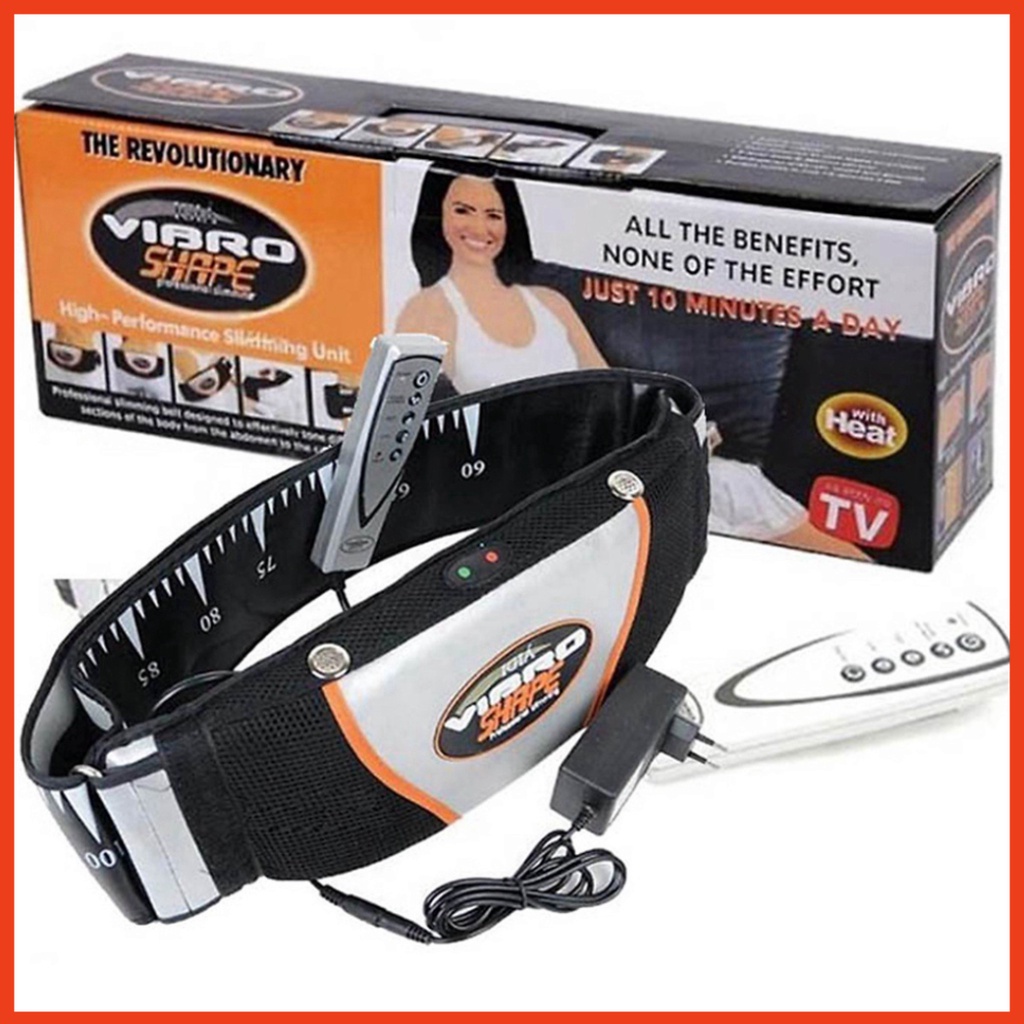 Đai Massage giảm mỡ bụng , Máy Massage rung nóng giảm mỡ toàn thân hiệu quả Vibro Shape
