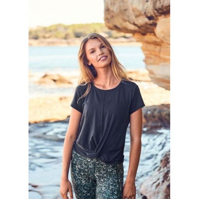 Áo Athleta xoắn vạt áo- hàng xuất dư xịn