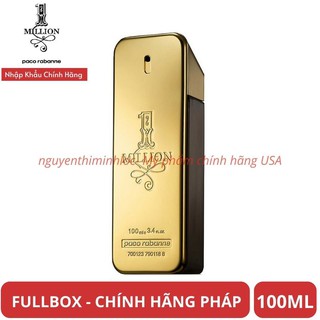 Nước Hoa Nam Thỏi Vàng Chính Hãng Paco Rabanne 1 Million 100mL - Chính Hãng Pháp