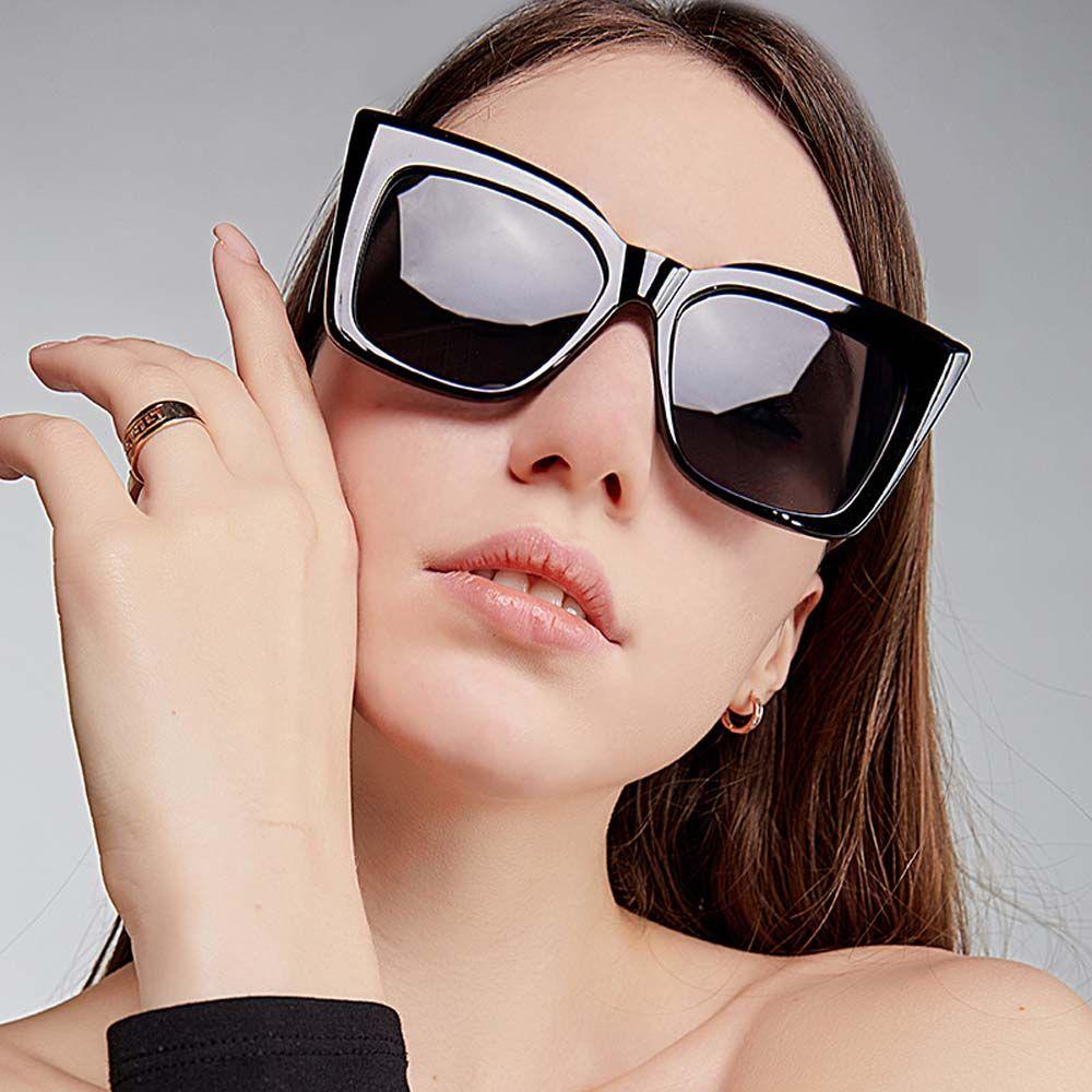 Kính Mát Hình Mắt Mèo Phong Cách Hàn Quốc Cá Tính