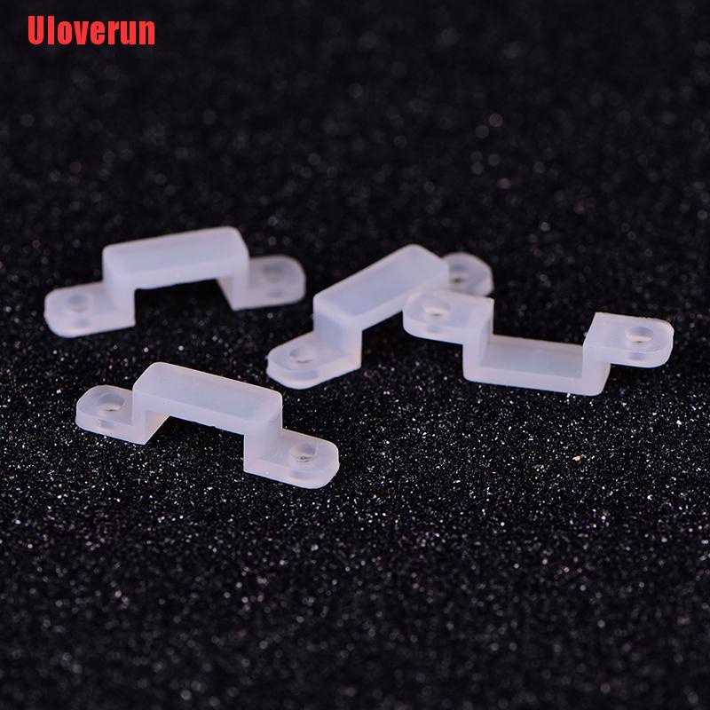 Set 50 Kẹp Nhựa Mềm 10 / 14mm Cố Định Đèn Chuyên Dụng silicone