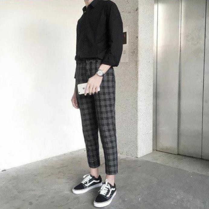 Áo SOMI Đen TRƠN DÀI TAY BASIC Nam Nữ Unisex (1 TÚI TRƯỚC NGỰC)