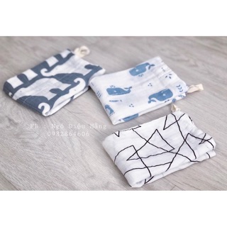 Set 3 khăn sữa Aden sợi tre