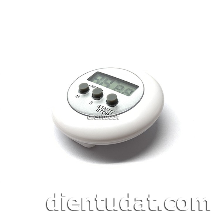 Đồng Hồ Bấm Giờ Báo Thức Mini Hiển Thị LCD