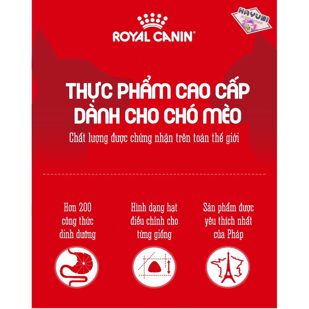 [TÚI 0.8KG] HẠT KHÔ ROYALCANIN MINI PUPPY - DÀNH CHO CHÓ GIỐNG NHỎ - TỪ 2-10 THÁNG TUỔI