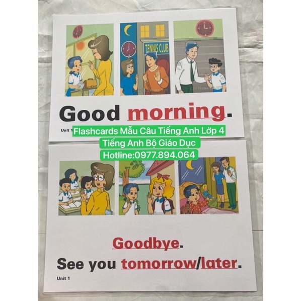 Combo Flashcard  Mẫu Câu Lớp 1-2-3-4-5