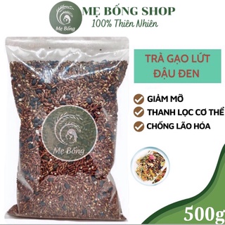 Trà gạo lứt đậu đen giải nhiệt, giữ dáng, trà giảm cân an toàn gói 500g