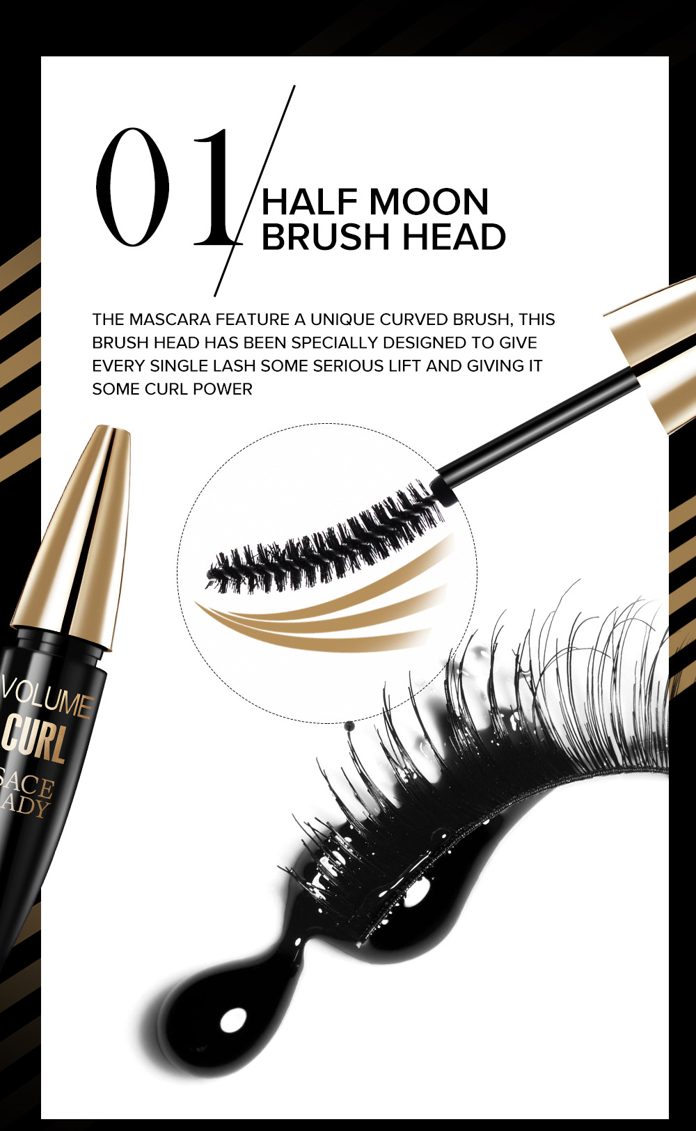 (Hàng Mới Về) Mascara Chuốt Mi Cong Dày Không Thấm Nước Và Mồ Hôi Lâu Trôi Chống Nhòe Sace Lady Sl347 | BigBuy360 - bigbuy360.vn