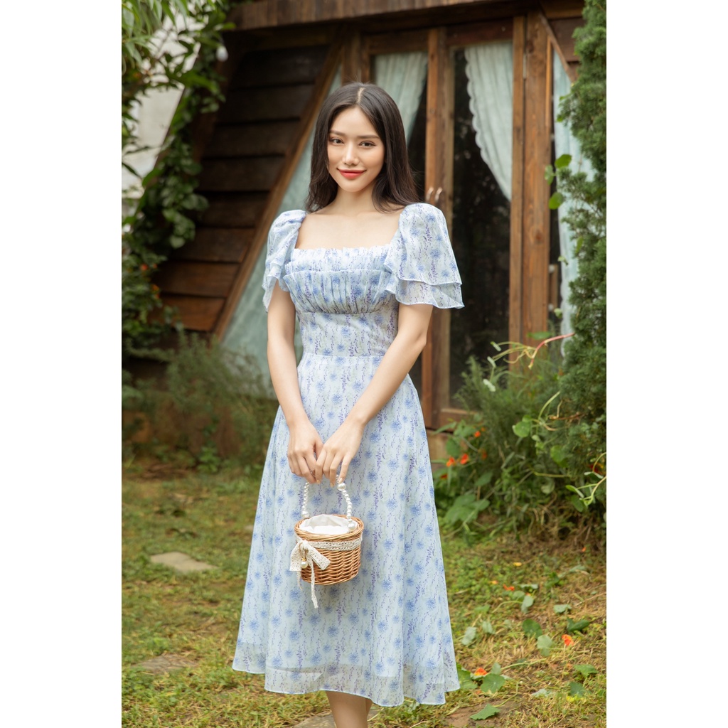TIELA Đầm váy hoa xếp ngực ba tầng - Nomi Dress | BigBuy360 - bigbuy360.vn