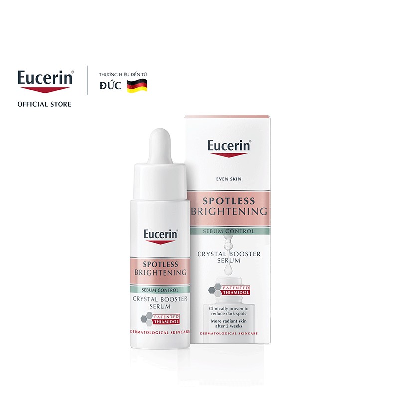 Tinh chất giảm thâm nám chuyên biệt cho da nhờn &amp; hỗn hợp Eucerin Crystal Booster Serum 30ml