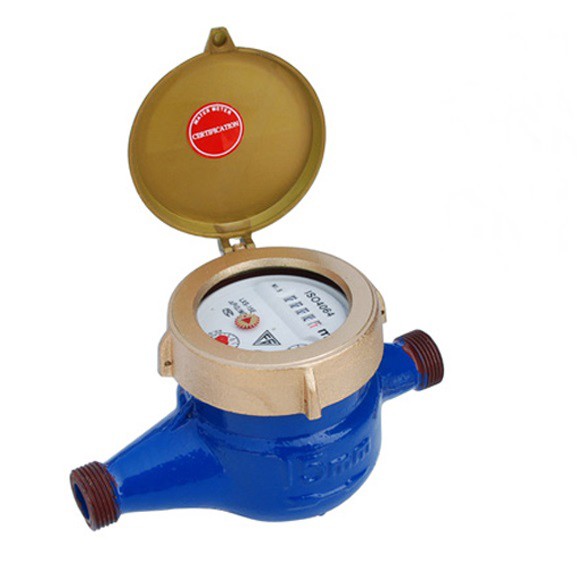 Đồng hồ đo lưu lượng nước Trung Đức ( Phi 21 ) làm bằng kim loại chống ăn mòn - LICLAC