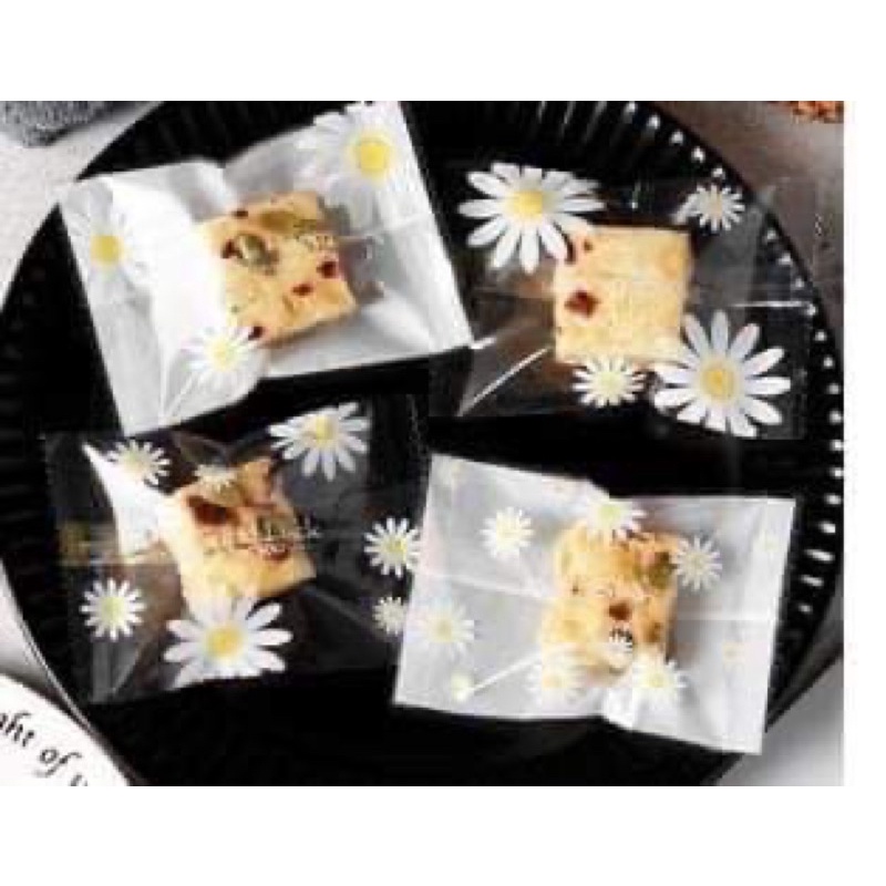 [Mã LIFEXANH03 giảm 10% đơn 500K] Túi cookie Trong Hoa Cúc Nhí - size 7x10cm - 100 cái