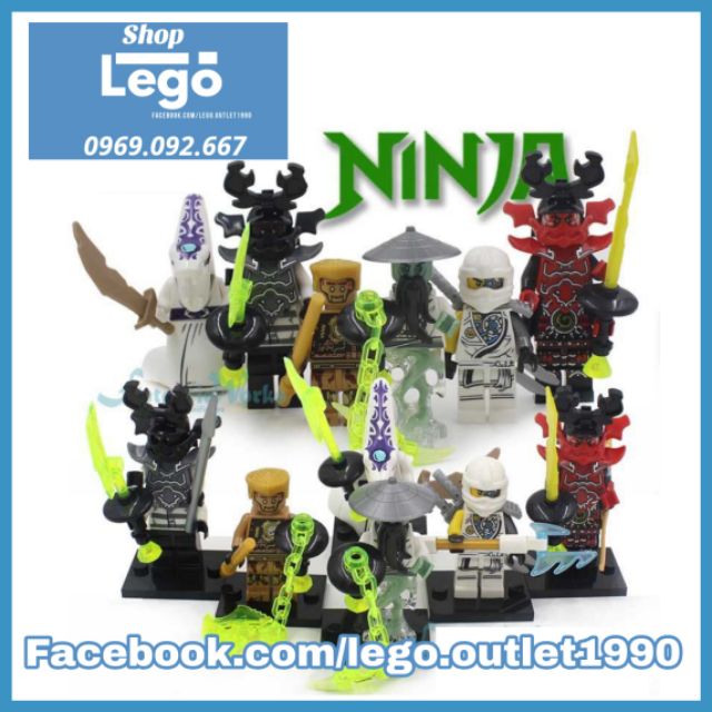 Xếp hình Ninjago Master of Spinzitzu Yang
- Giant Stone
- Kozu
- Pythor
- Zane
Lego Minifigures Decool 10047 10052