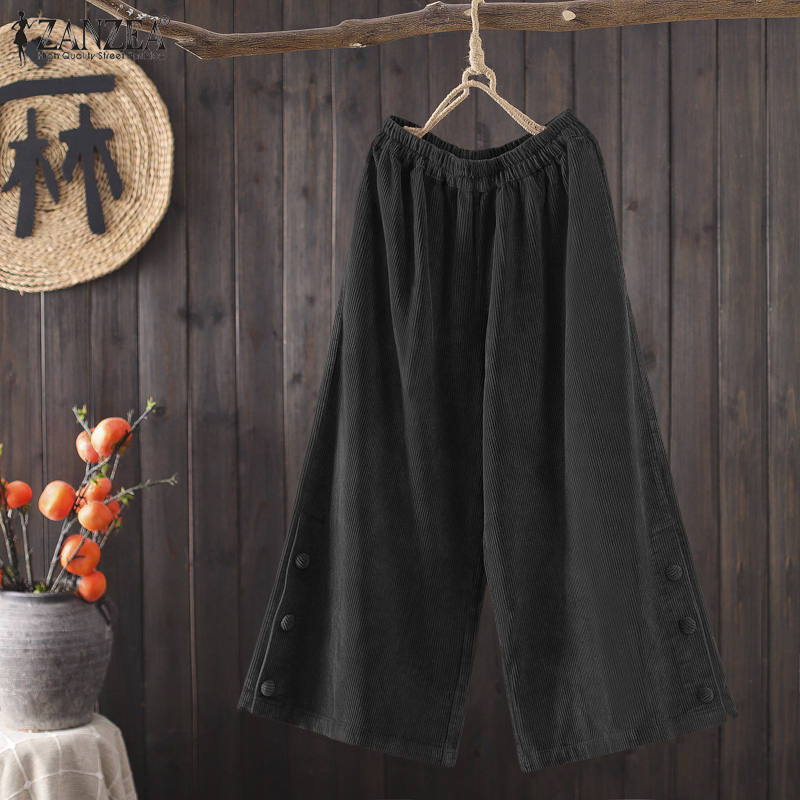 Quần Dài Ống Rộng Xẻ Tà Thời Trang Cho Nữ | BigBuy360 - bigbuy360.vn