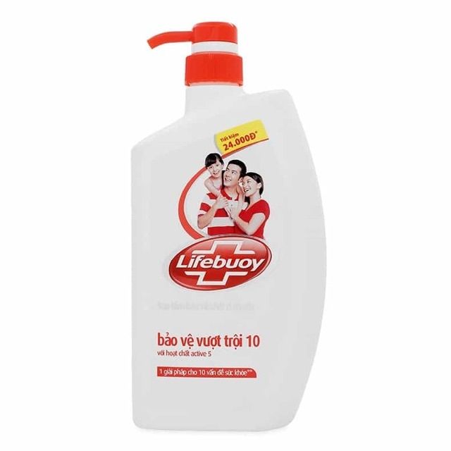 Sữa tắm Lifebuoy Bảo vệ vượt trội 850ml