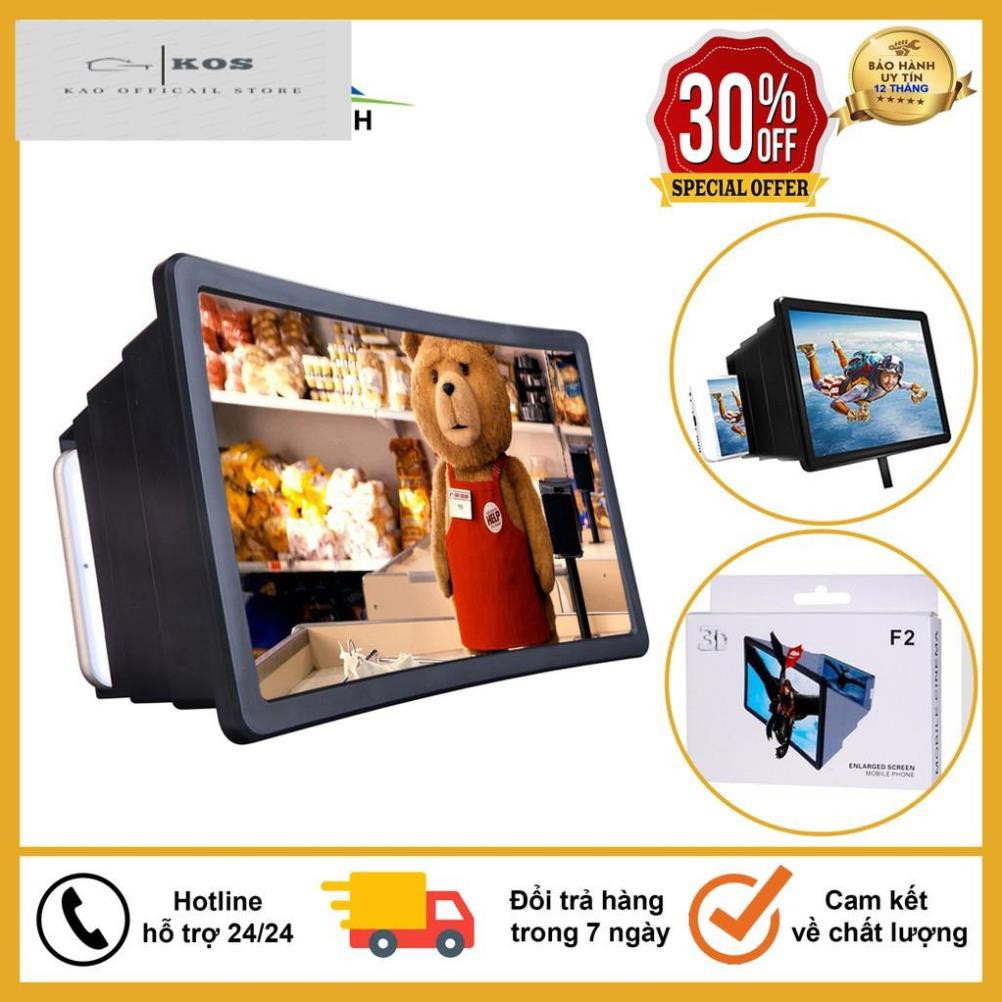 Kính Xem Phim Phóng Đại Hình Ảnh Điện Thoại 3D 8 Inch Thế Hệ Mới 2020