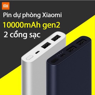 Pin sạc dự phòng xiaomi 10.000mah - 2 cổng sạc