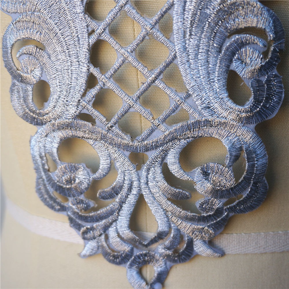 Miếng Dán Ủi Quần Áo Thêu Hoa Phong Cách baroque