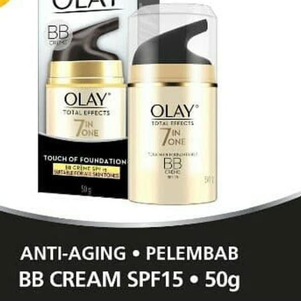 (Hàng Mới Về) Kem Nền Bb Olay Total Effects 7 Trong Một Chống Nắng Spf15 50gr