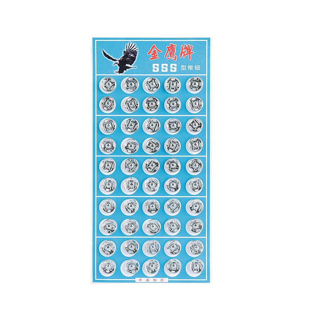 Set 50 Cặp Nút Bằng Thép Không Gỉ Chuyên Dụng Cho May Vá