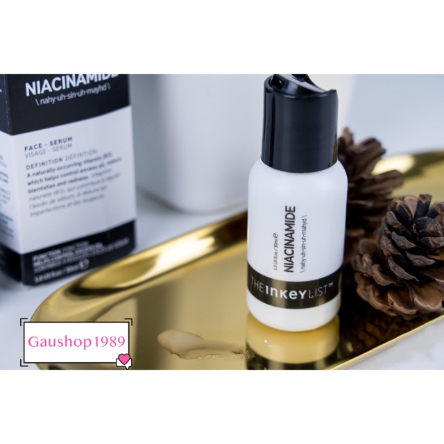 [The Inkey List] SERUM THE INKEY LIST NIACINAMIDE - Tinh chất kiềm dầu, giảm mụn, hỗ trợ giảm mụn và