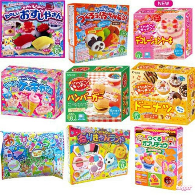 Popin Cookin làm kẹo, kem, bánh, tạo hình nhân vật_ Đồ chơi giáo dục Nhật Bản