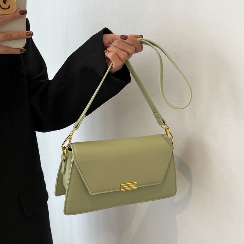 Túi đeo chéo IELGY hình vuông nhỏ màu sắc đơn giản có khóa từ thời trang cho nữ