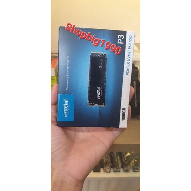 Ổ cứng SSD Crucial P3 500Gb - 1TB NVMe Gen3x4 - Bảo hành 60 tháng