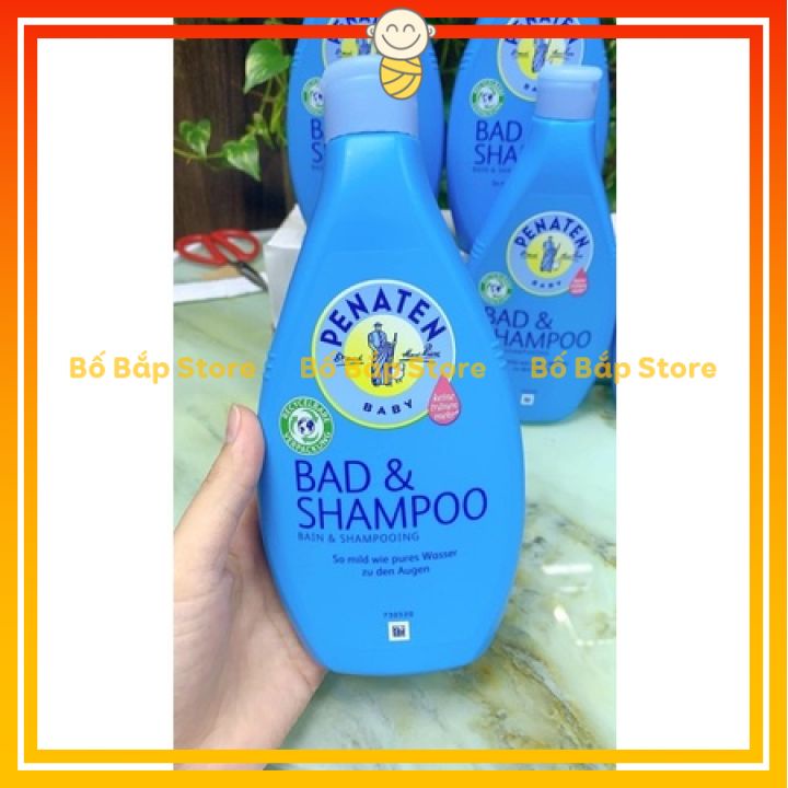 Sữa Tắm Gội Penaten 2in1 ⚡𝟭𝟬𝟬% CHÍNH HÃNG⚡ Chống Cảm Cúm Cho Bé 400ml (Đức) - Dịu Nhẹ Với Làn Da Của Bé