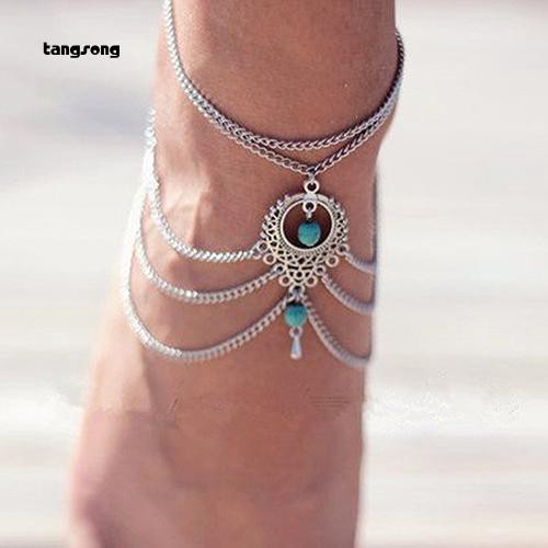 Lắc chân dây xích xỏ ngón chân phong cách Bohemia thời trang cho nữ | BigBuy360 - bigbuy360.vn