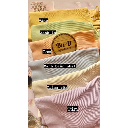 Bộ đồ tập Botee Pastel cổ V tay dài(ngắn và dài)