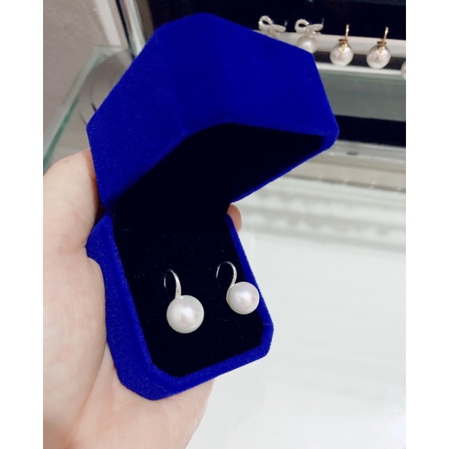 Bông tai bạc ta và bạc Ý 925 sang trọng kiểu dáng mới