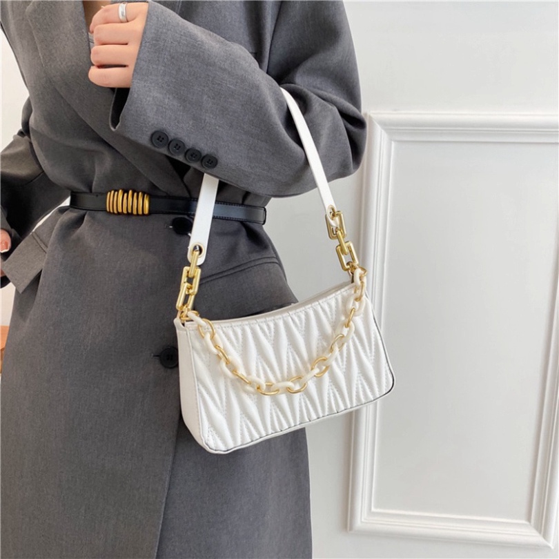 Túi kẹp nách đeo chéo đeo vai nữ trần chéo