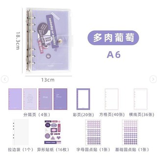 Set Sổ Còng Planner A6 Nhiều Phụ Kiện