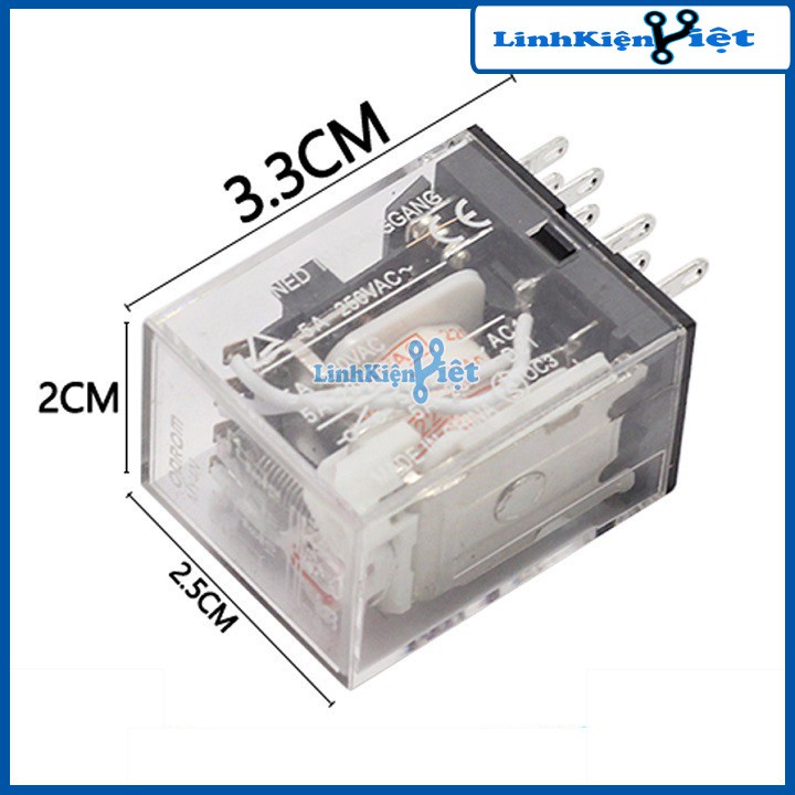 Relay Omron 24V-5A 14 Chân