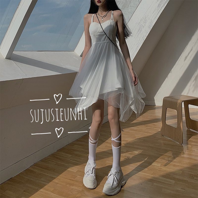 Tất trơn ulzzang buộc dây cá tính
